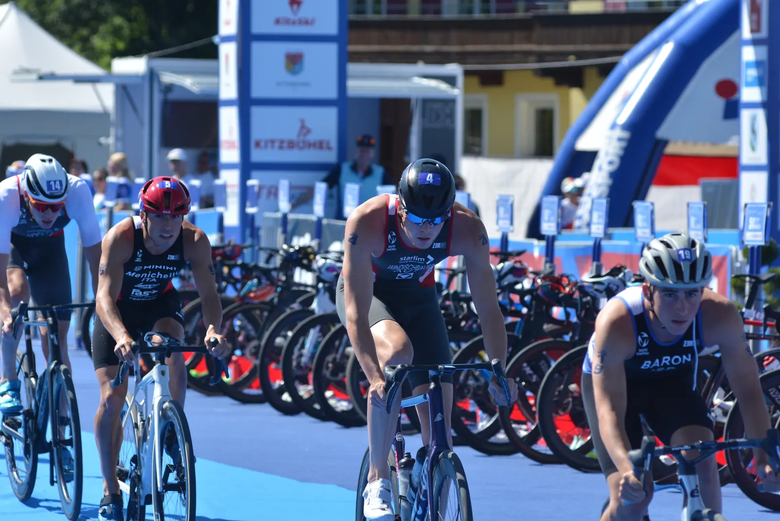 Wechselzone beim Europacup Kitzbühel